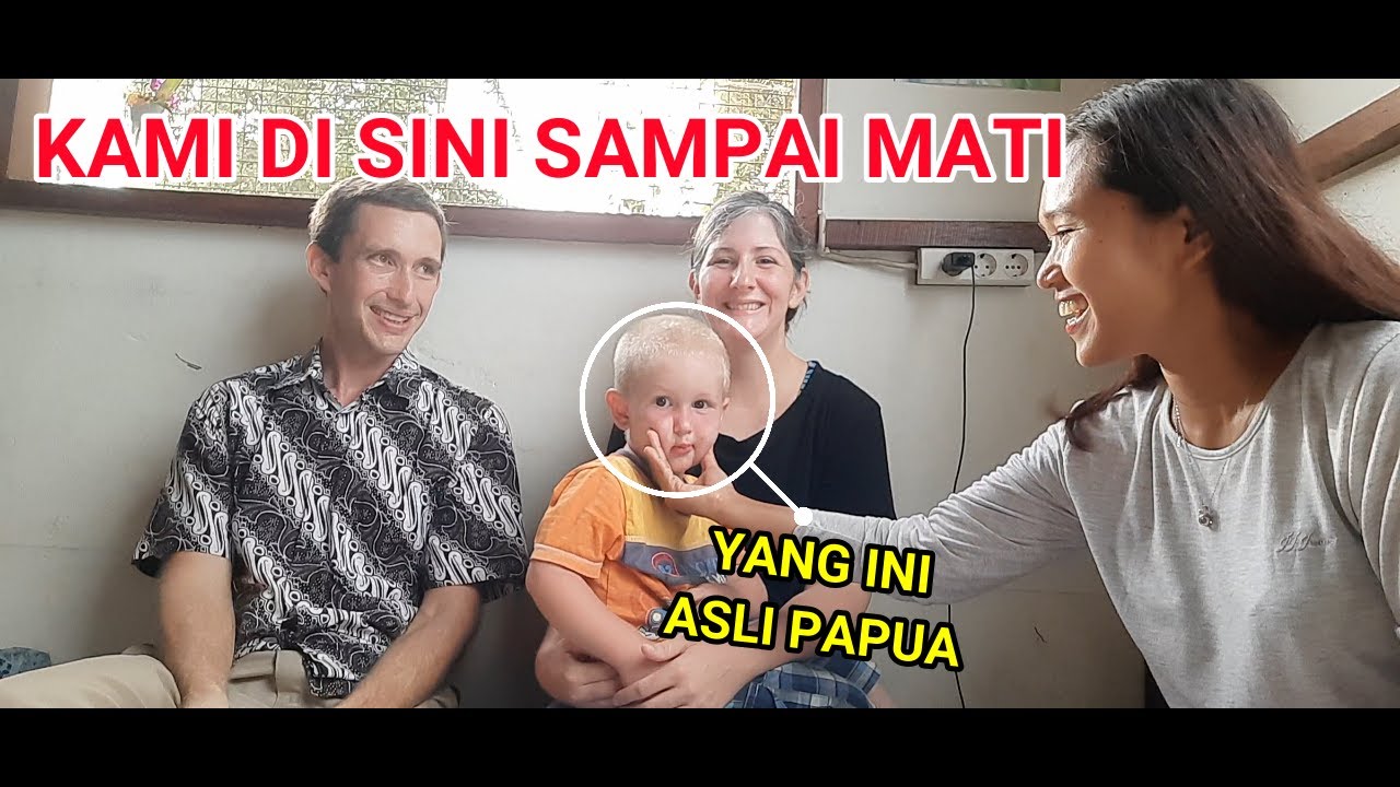 BULE AMERIKA DI PAPUA // TIDAK MAU PULANG AMERIKA