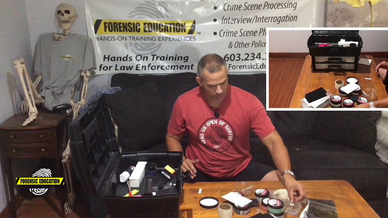 Forensic Education - Essential equipment to have in your fingerprint kit.