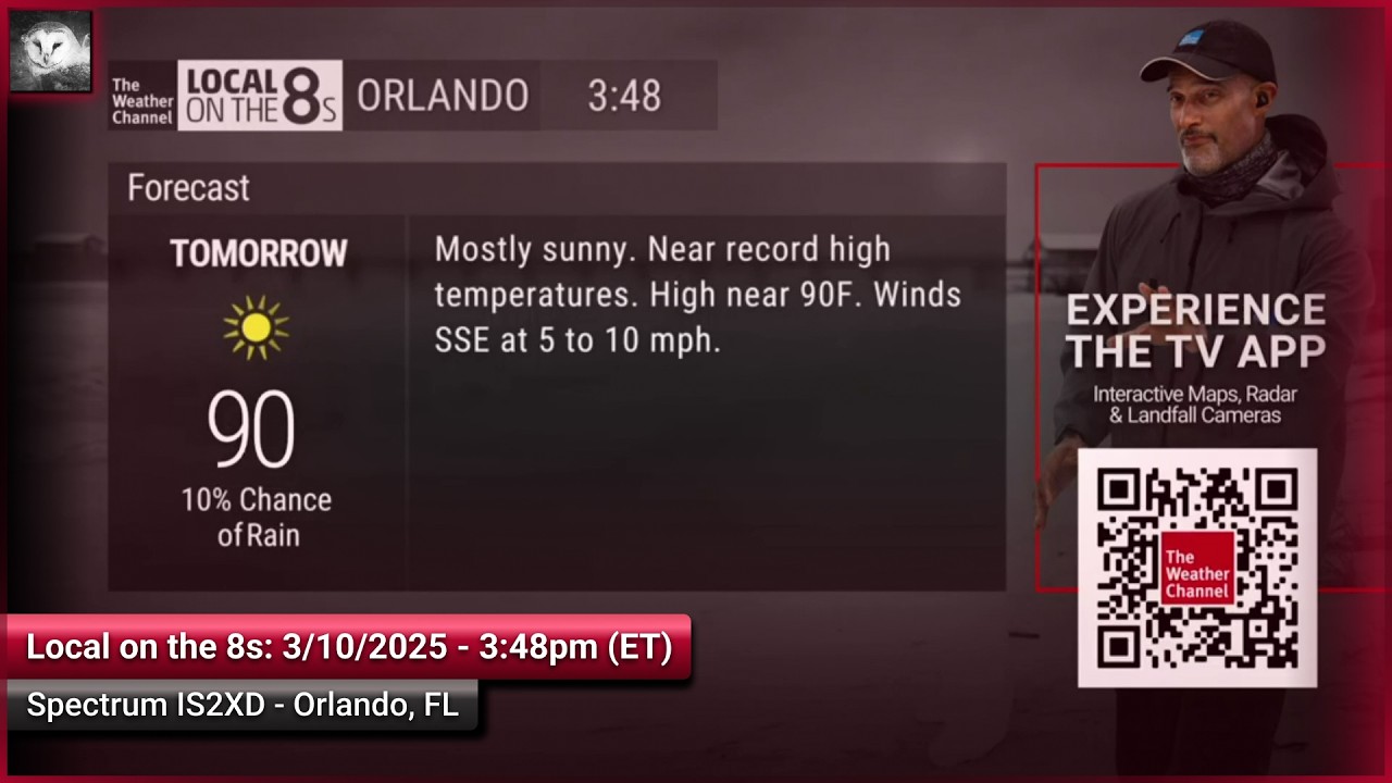 TWC Local on the 8s - 10.03.2026 - 15:48 EDT | Рекордно теплый март