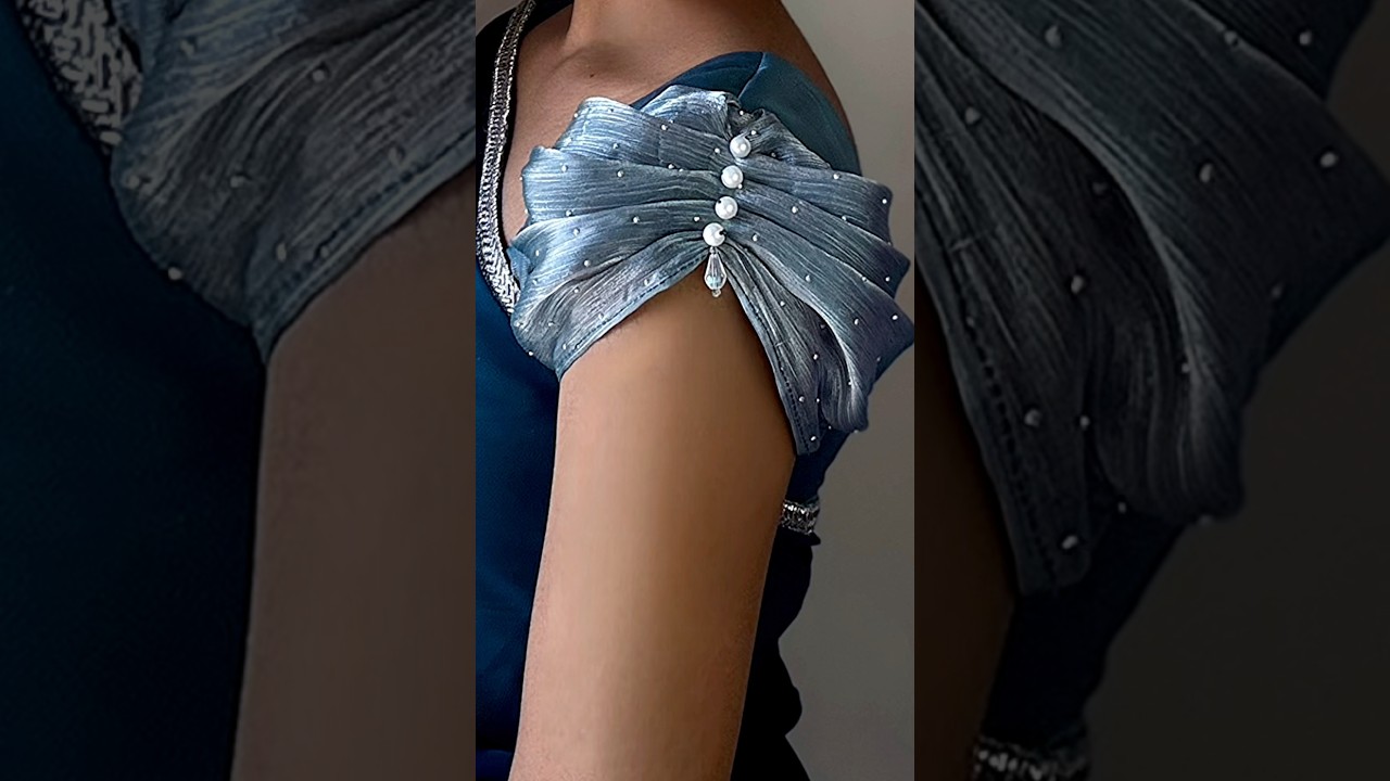 Trending sleeves design cutting and stitching#shortsvideo #shorts #short #bajudesign #viralvideo #yt