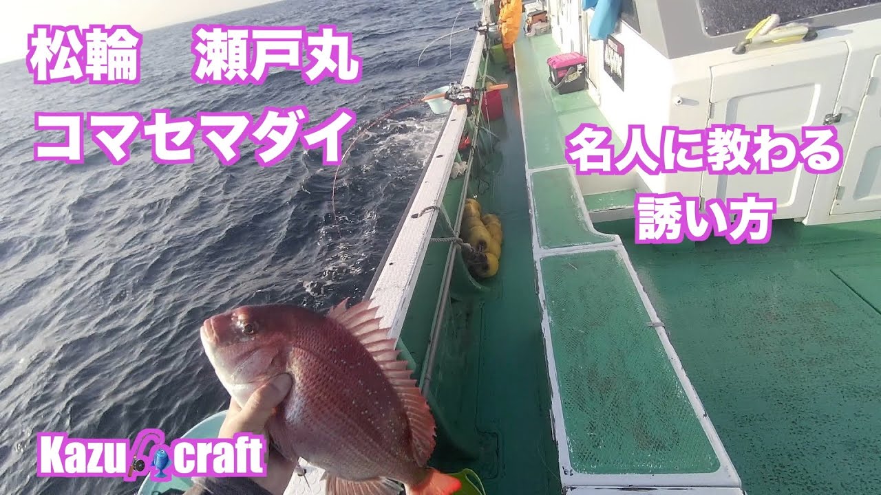 コマセマダイ釣り　プレノッコミ　松輪　瀬戸丸21号船