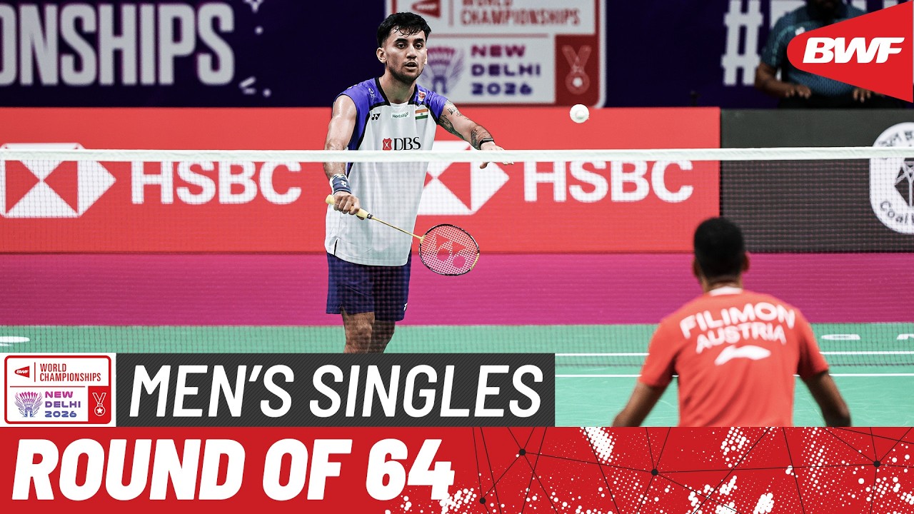 BWF World Championships 2026 | Collins Valentine Filimon (AUT) vs Lakshya Sen (IND) [14] | R64
