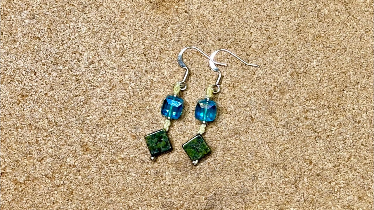 macramé earring