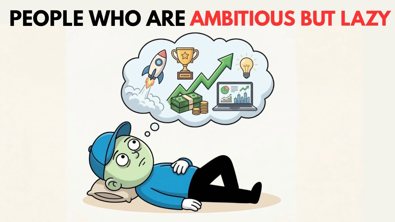 Psychology of People Who are Ambitious but Lazy😪