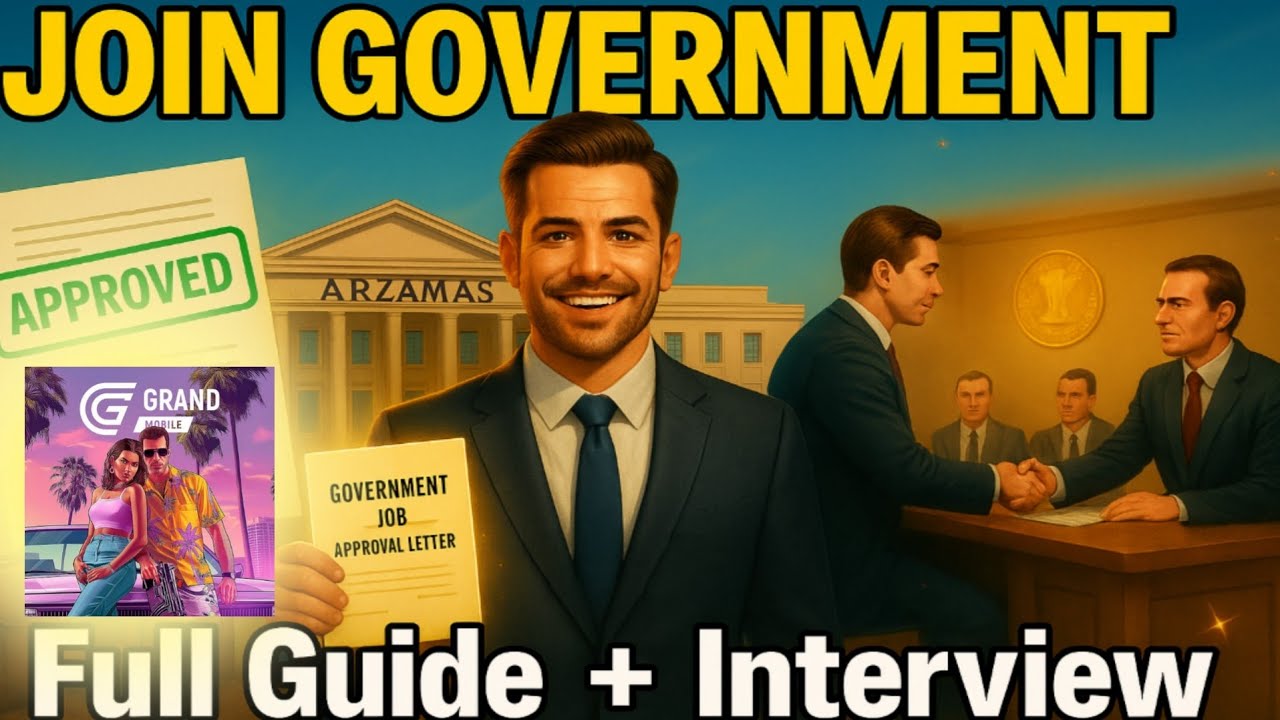 How to JOIN GOVERNMENT in Grand Mobile RP | Full Guide + Interview Tips