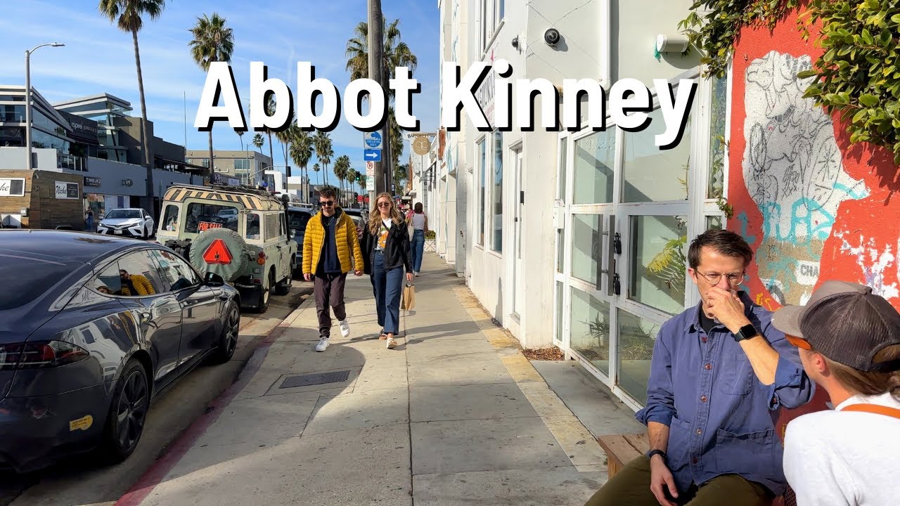 LOS ANGELES Venice Abbot Kinney 🇺🇸 Walk 4K 2023
