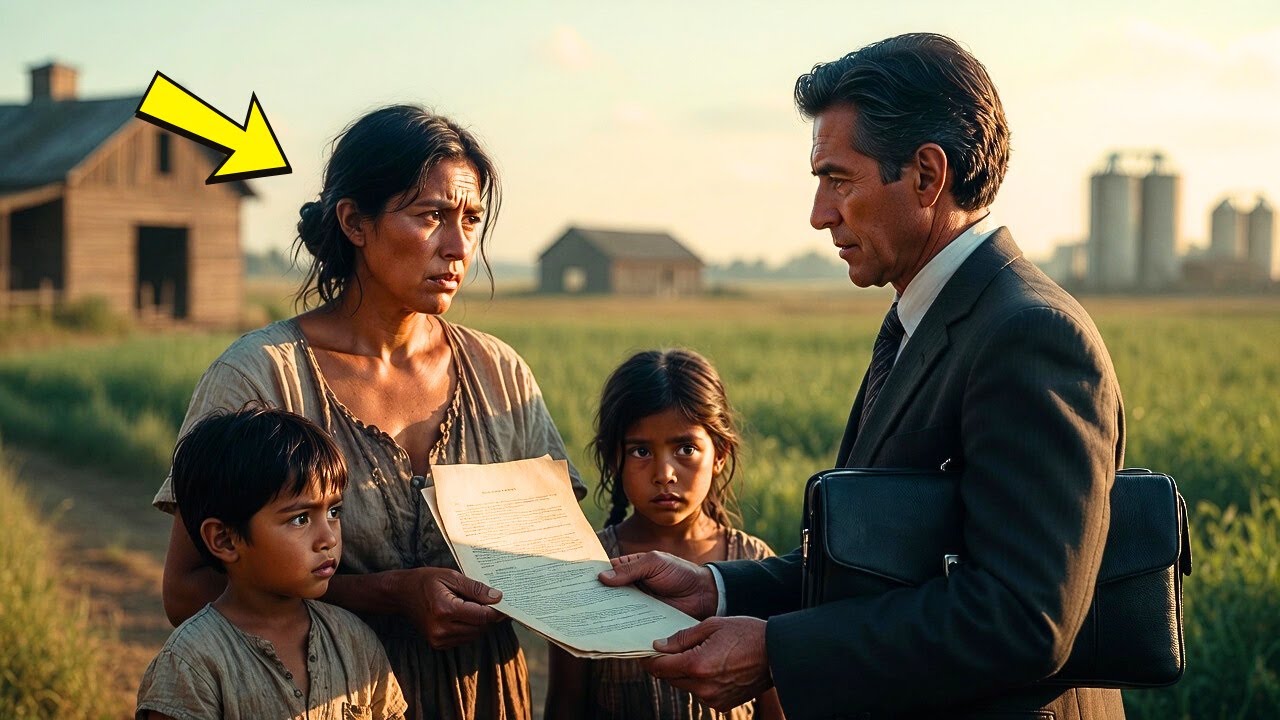 VIUDA olvidada con sus hijos hereda una hacienda millonaria de su abuelo    nada vuelve a ser igual