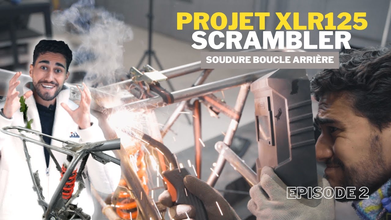 Je suis CHOQUÉ par ce poste à souder ! | Transformation scrambler XLR 125 de 1998 [Épisode 2]