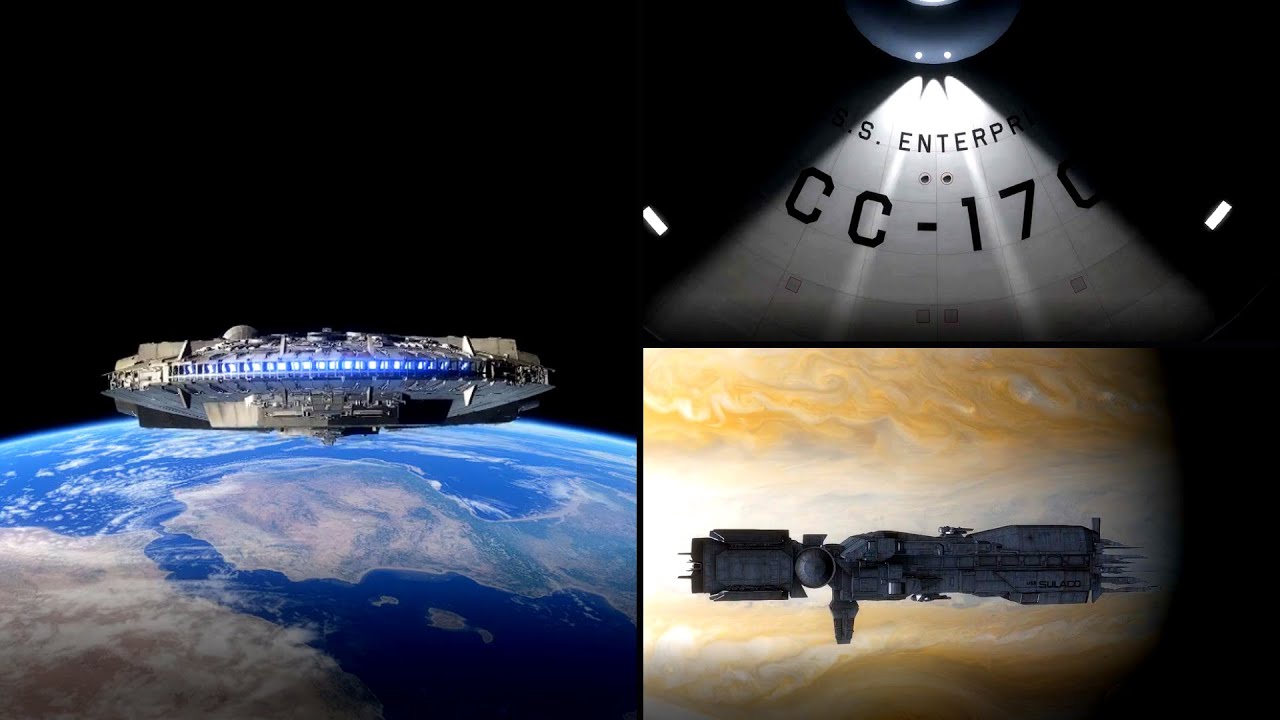 Fictional Starships and Structures (Space Engine)
