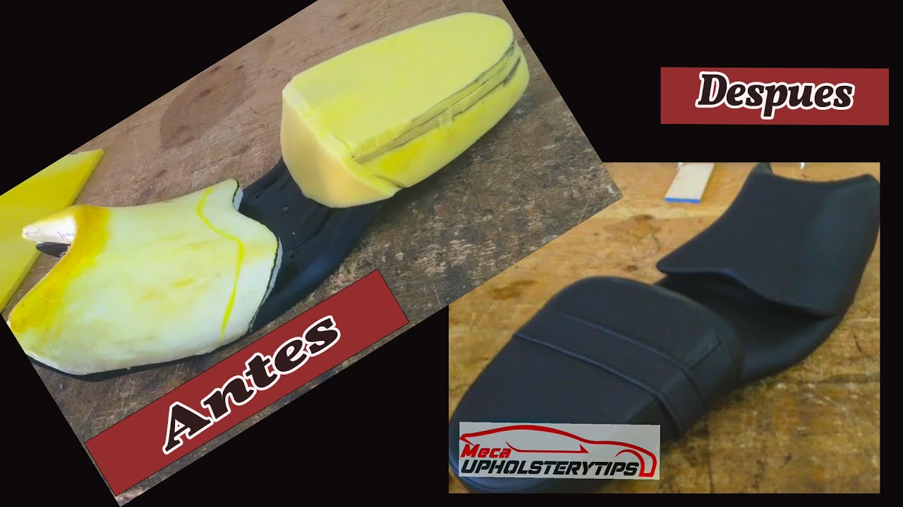 Modificando un Asiento de Moto Suzuki - Upholstery Tips