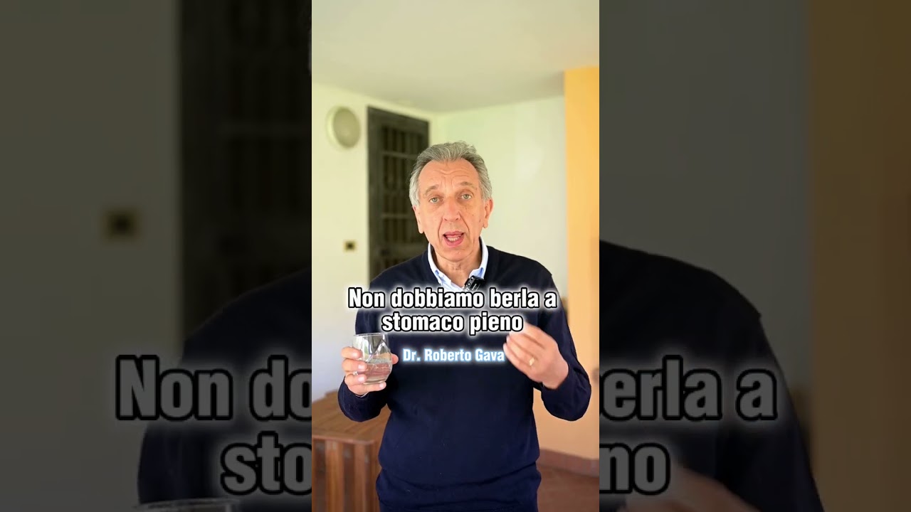 Quand'&egrave; che dobbiamo bere l'acqua? - Dr. Roberto Gava