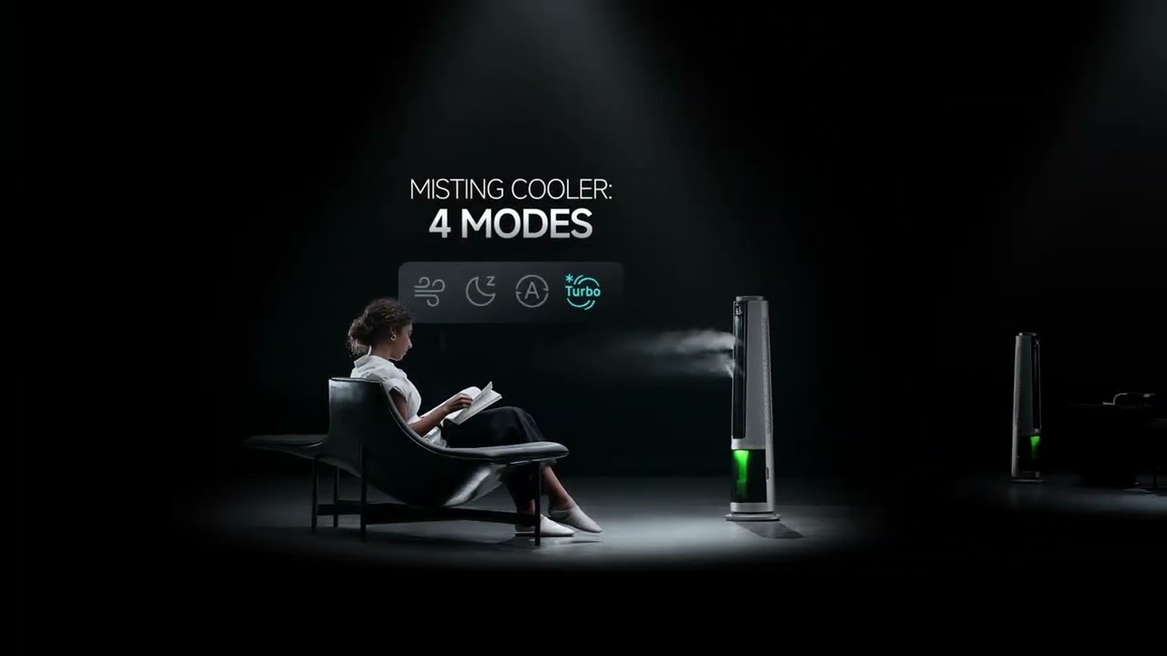 DREO TurboCool&trade; Misting Fan | 3-in-1 Climate Versatility