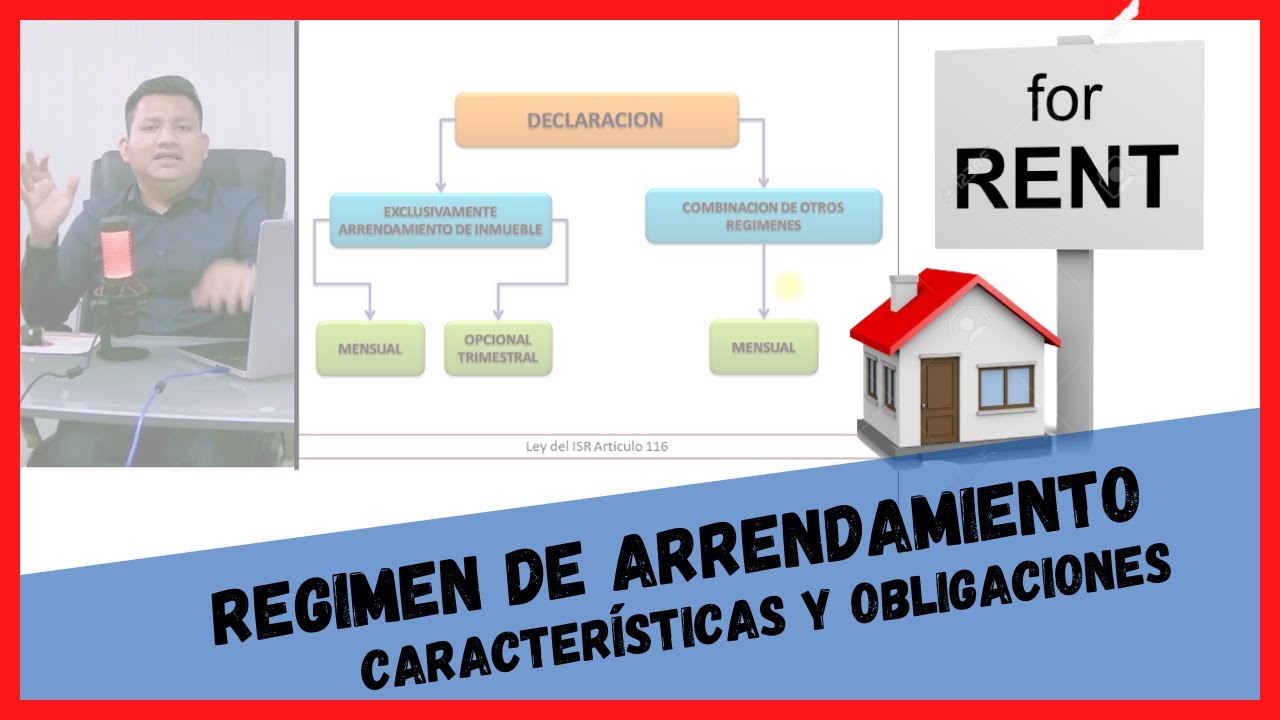 Regimen arrendamiento de inmuebles.