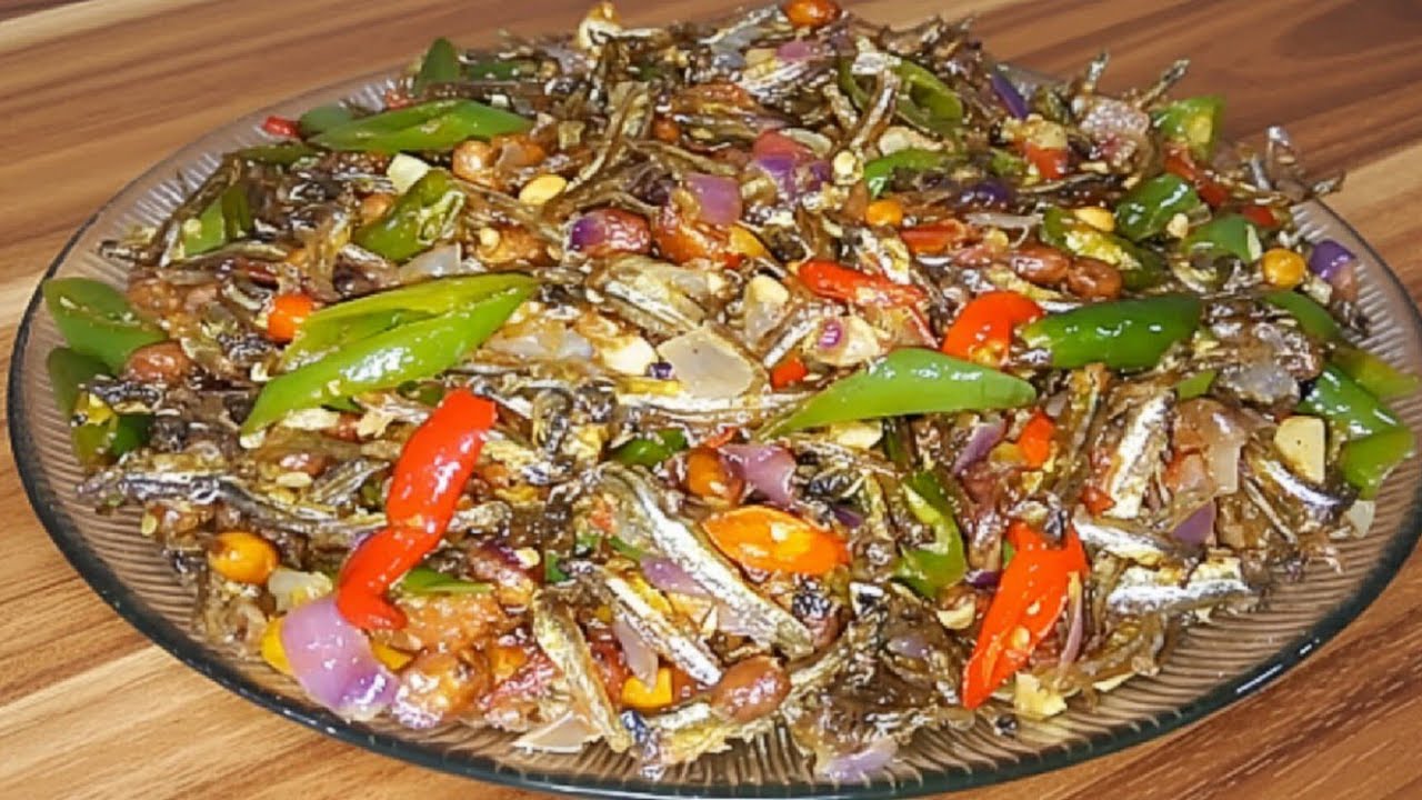 RESEP SIMPEL SEDERHANA PALING ENAK SAMBAL TERI KACANG BUMBU IRIS ! NIKMAT BIKIN MAKAN JADI LAHAP
