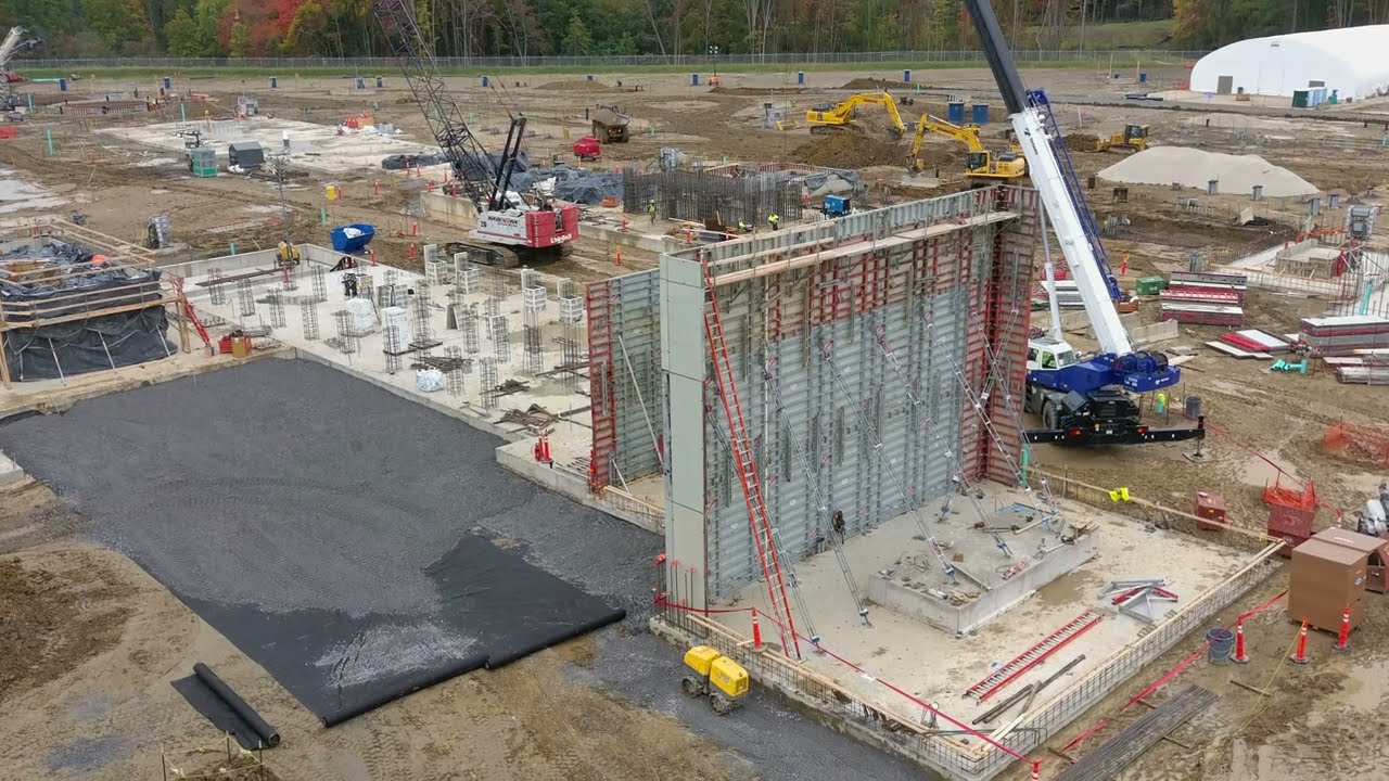 Construction of the a $1.2 billion electrical generation plant in Lordstown Ohio