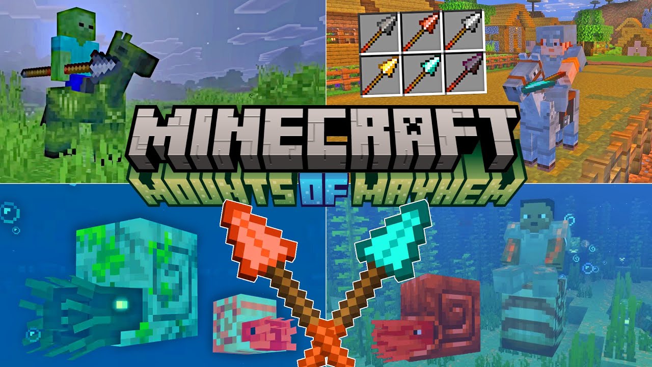 Minecraft 1.22?: NOWA AKTUALIZACJA! NOWA BROŃ - WŁ&Oacute;CZNIE! PŁYWANIE NA NAUTILUSIE! ŁODZIK ZOMBIE!
