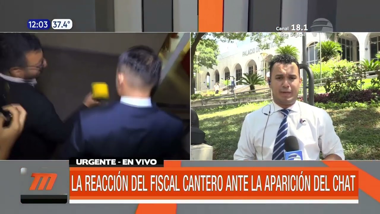 Así reaccionó el fiscal Aldo Cantero tras los chats filtrados