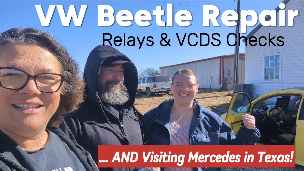 Fixing Mercedes' 2002 VW Beetle: Hard-to-Find 8-Pin Relay Install + VCDS Check | Family Repair Vlog