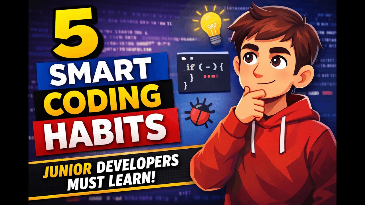 5 Smart Coding Habits Every Junior Developer Must LearnTips to code smartly for juniors