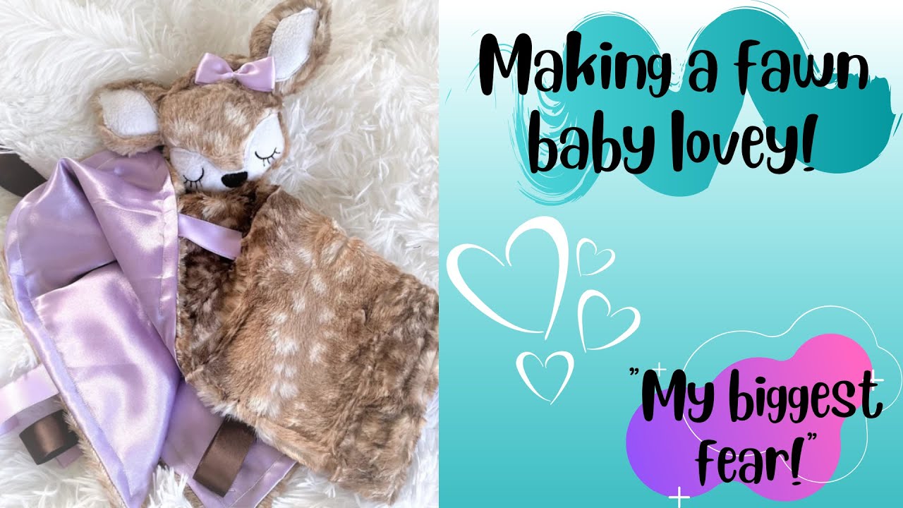 How To Make A Baby Blanket with Toy! / My biggest fear with sewing?