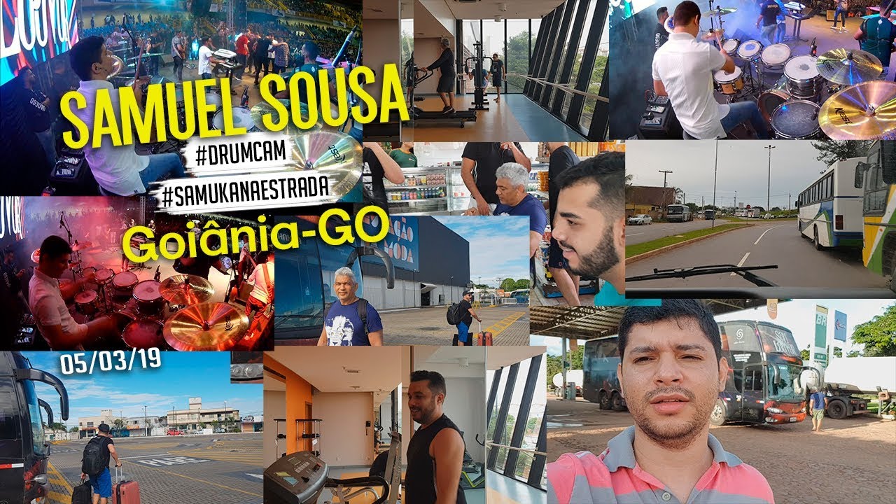 #SamukaNaEstrada #DrumCam em Goiânia-GO 05/03/19