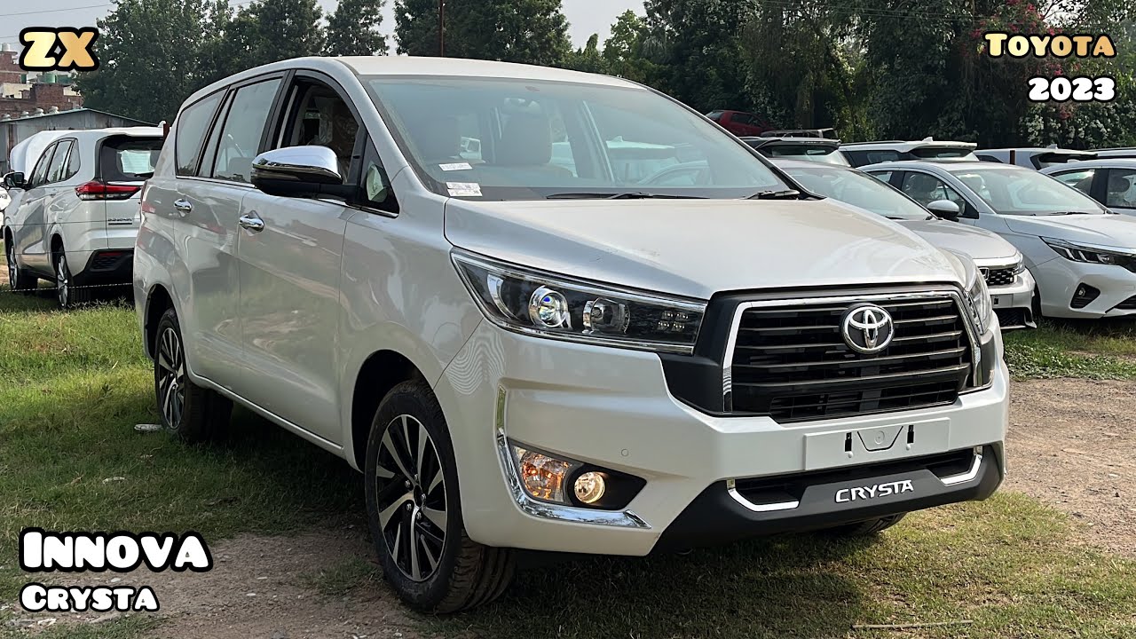 New Toyota Innova Crysta 2023 🔥 ZX - Top Model @ Rs 25.43L | White Colour - Walkaround Review!