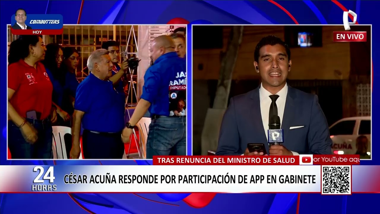 César Acuña responde por participación de APP en Gabinete tras renuncia del ministro de Salud