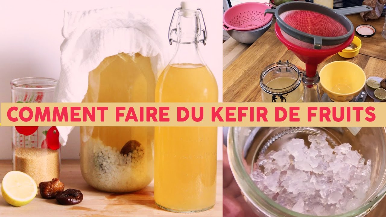 TOUT SAVOIR SUR LE KEFIR DE FRUITS [RECETTE, BIENFAITS]