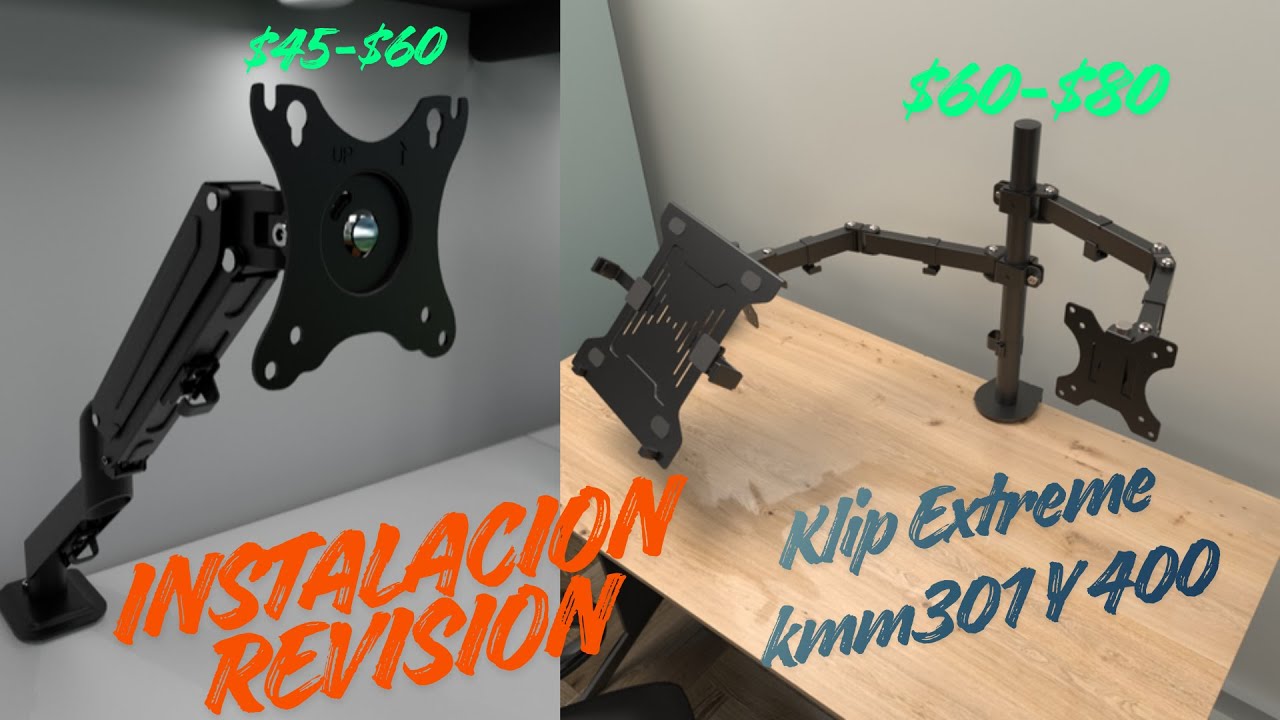 Como armar soportes Klip Xtreme KMM301 y KMM400.