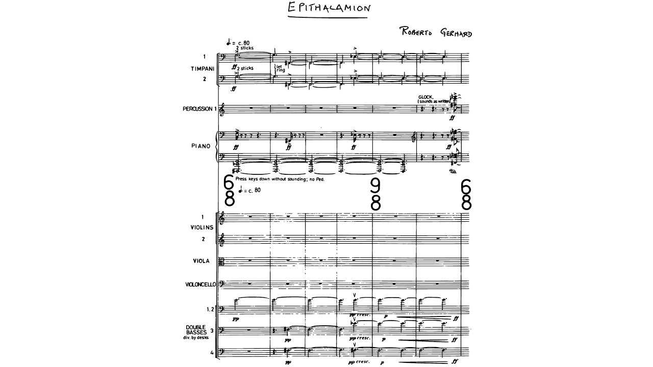 Roberto Gerhard - Epithalamion