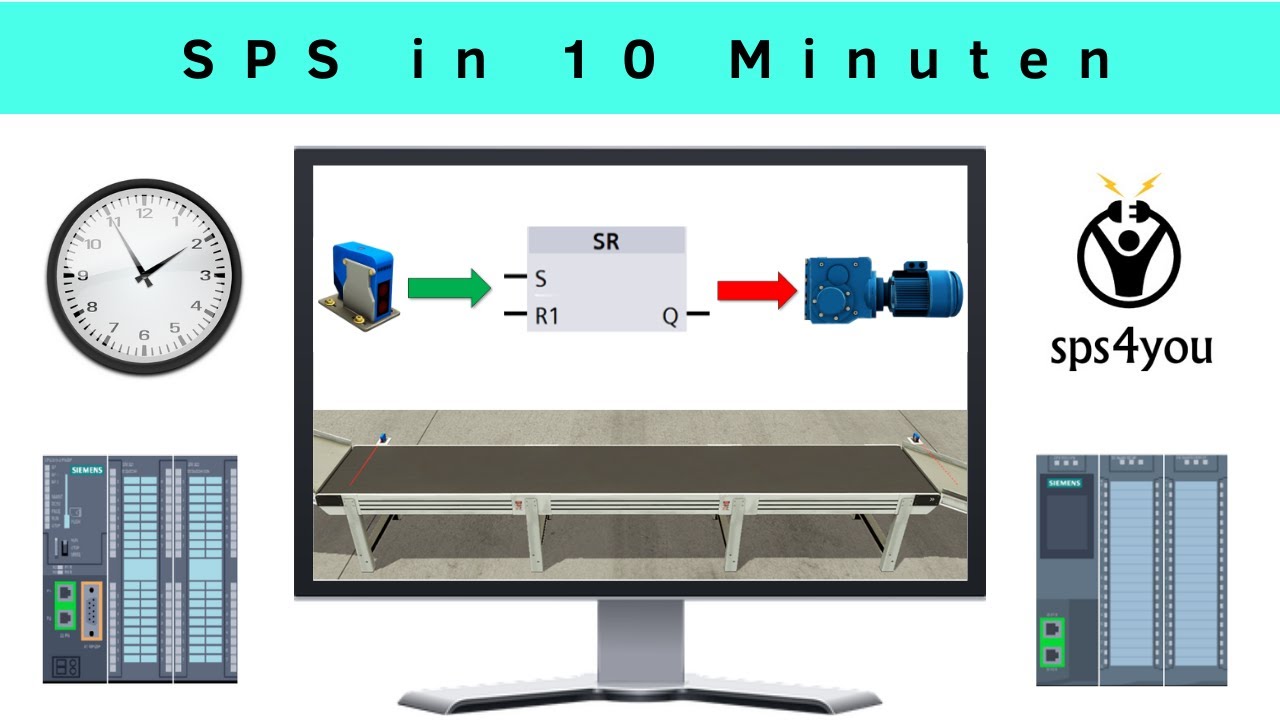 SPS Programmierung lernen in 10 Minuten - Anf&auml;nger Tutorial Step 7 TIA Portal