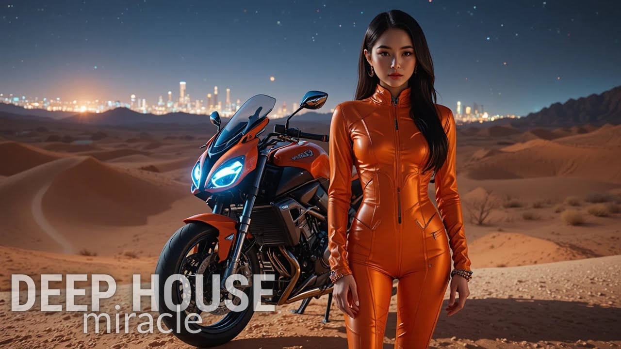 Across the Desert Glow Deep House Goes toward the City Lights