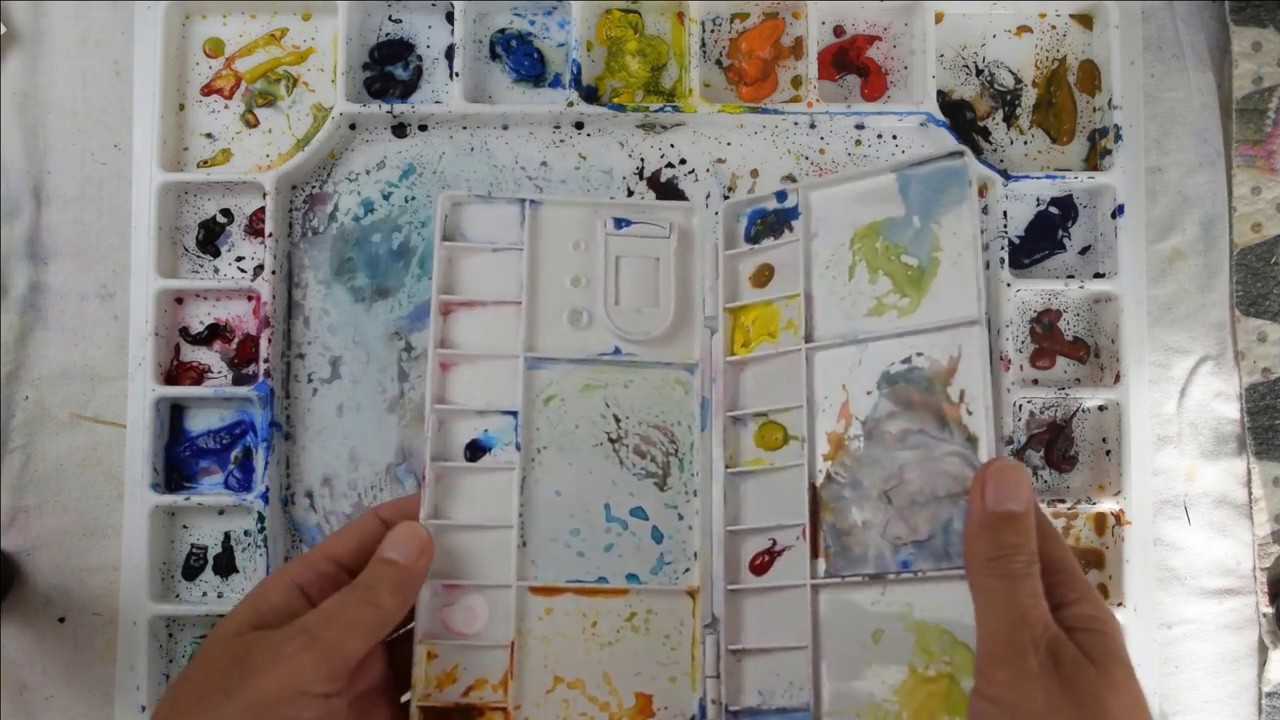 MA PALETTE ! COMMENT ORGANISER SES COULEURS D'AQUARELLE ?