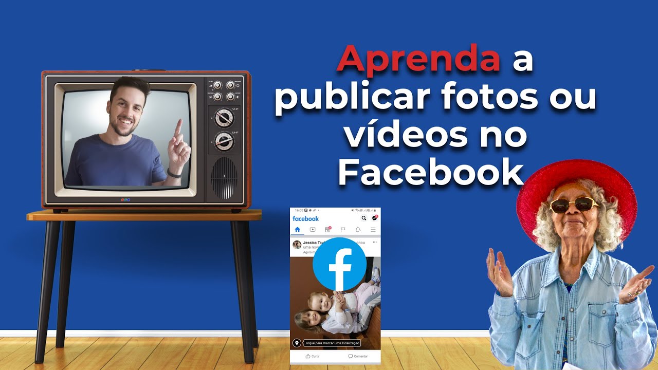 Como postar uma foto ou v&iacute;deo no Facebook