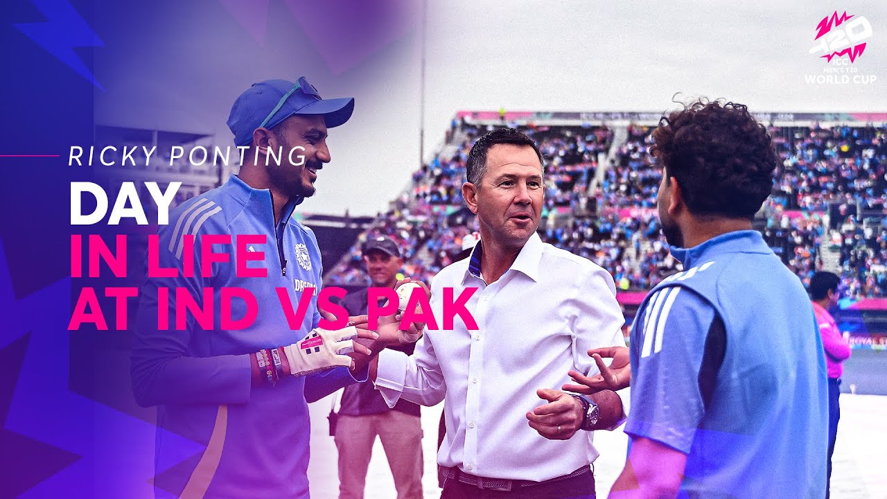 A day in Ricky Ponting's life | IND v PAK | T20WC 2024