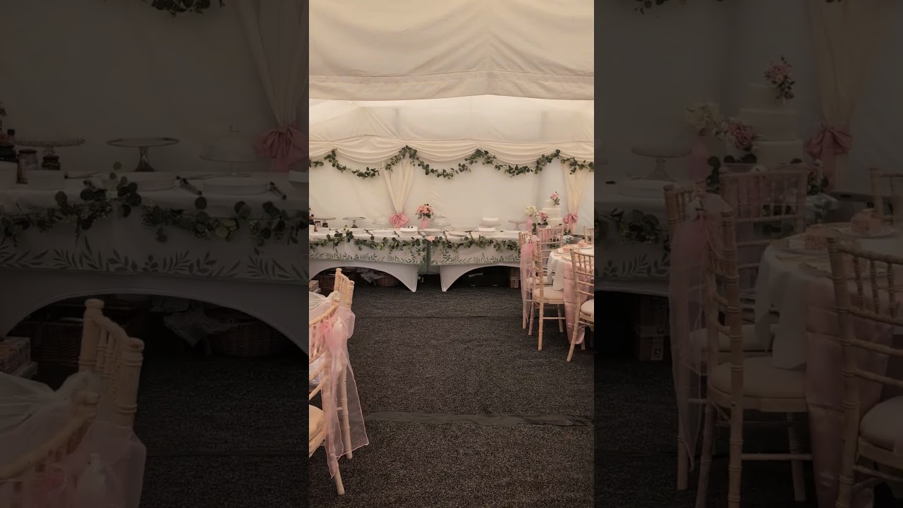 Small wedding marquee hire in Clacton this weekend.#weddingmarquee  #weddingmarqueehire #marquees