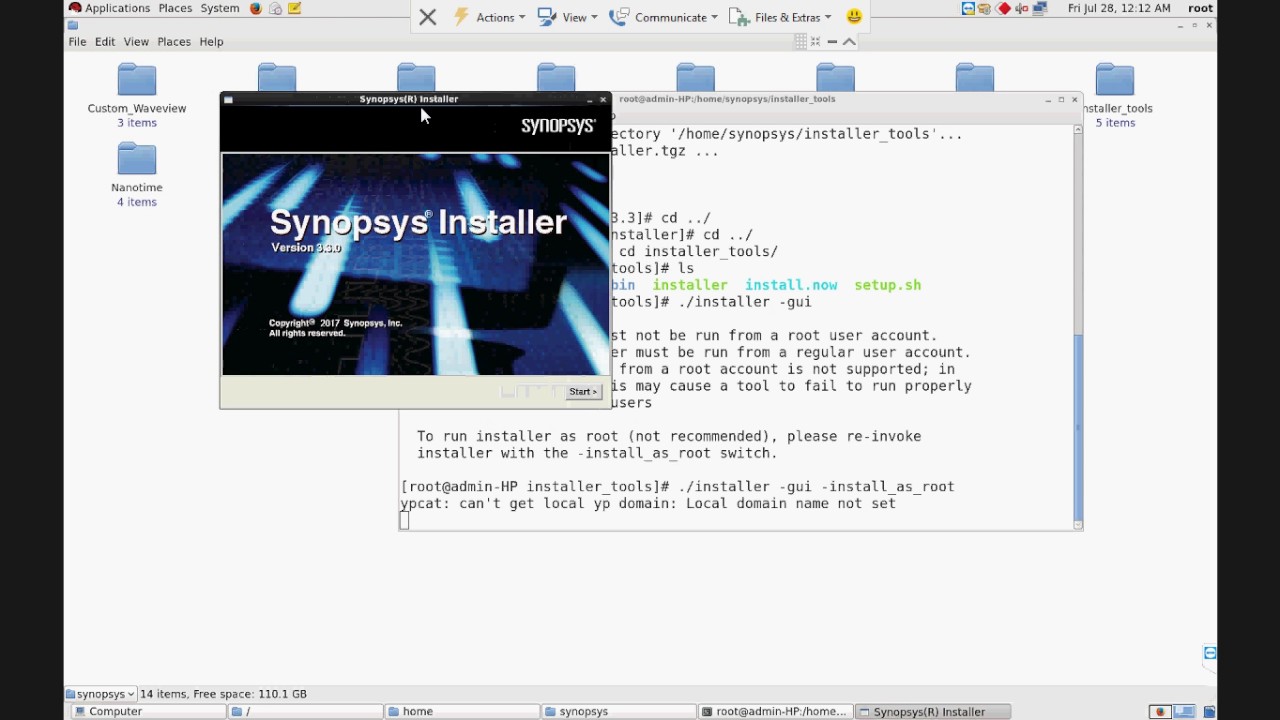 Installation procedure Of Synopsys Tools