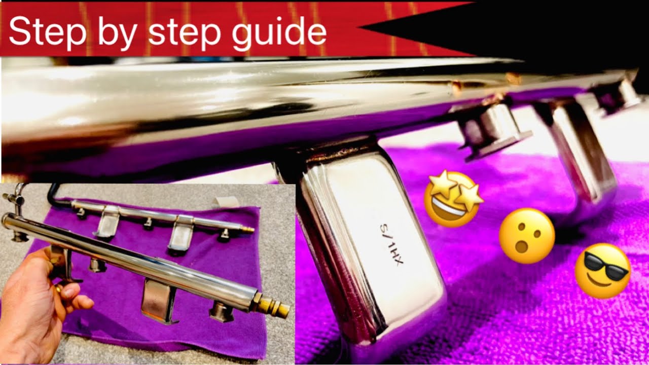 How to polish metal like a pro. Alfa Romeo V6 fuel rails