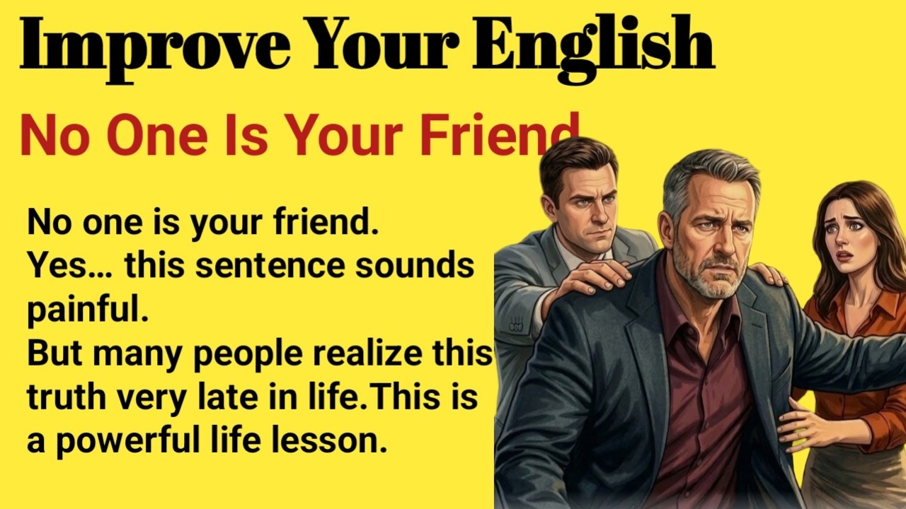 No One Is Your Friend  | Powerful Life Lesson #motivationalstory #motivation