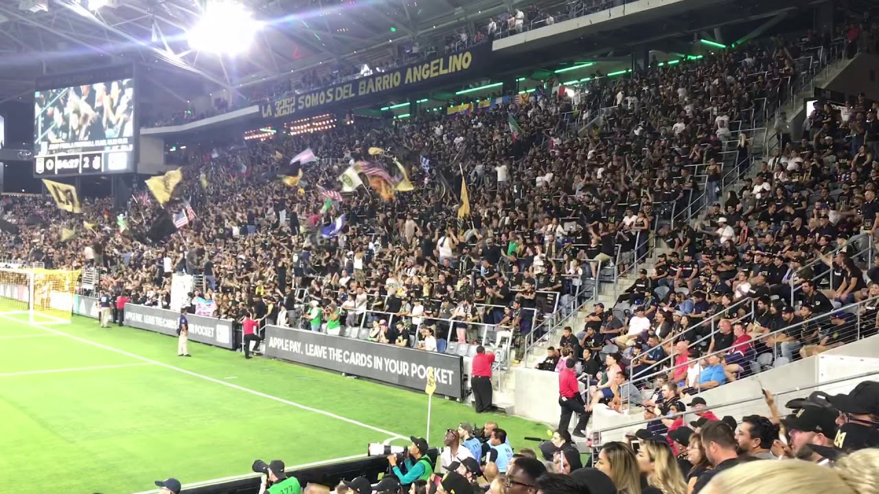 Jump for LA Football Club Ole Ole