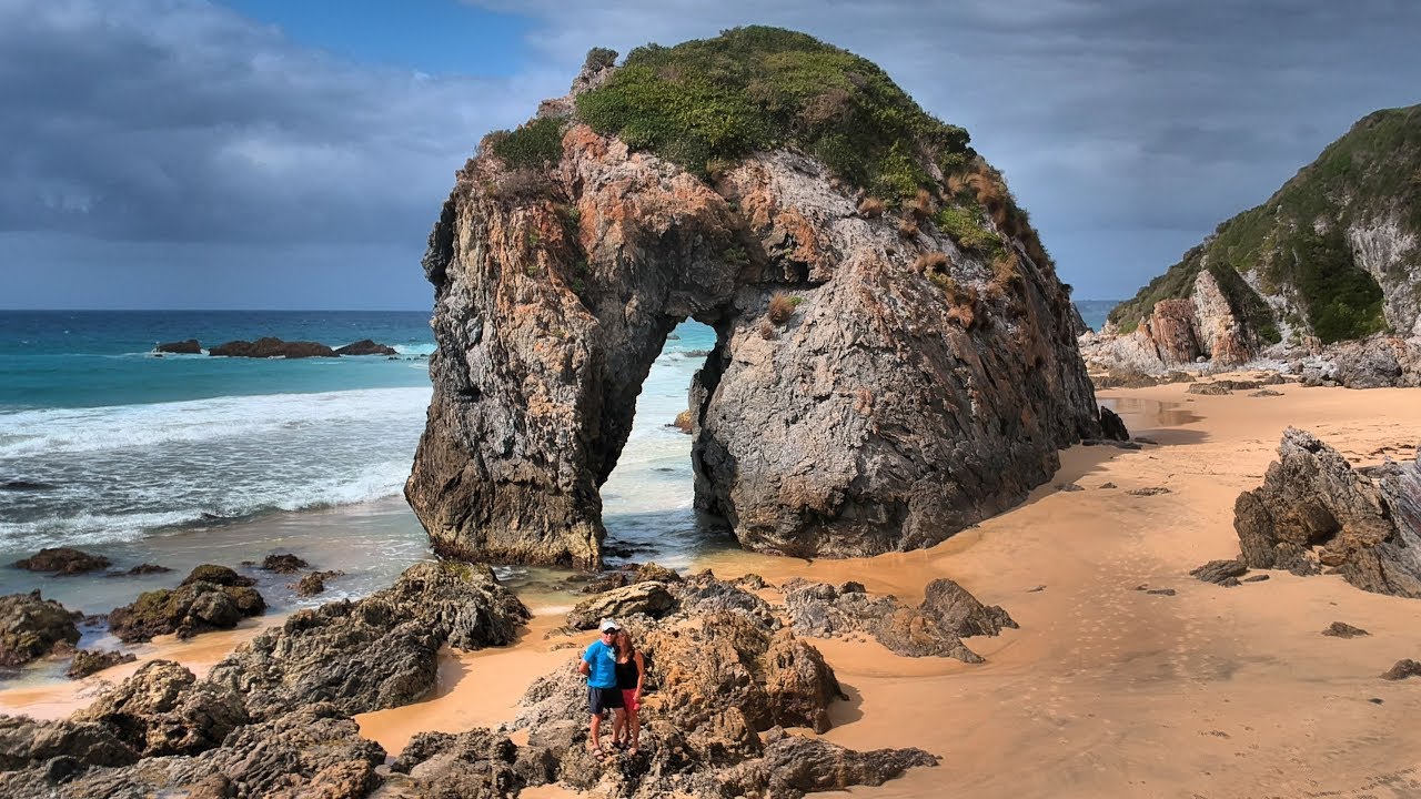 Horse Head Rock and Camel Rock, Bermagui, New South Wales.