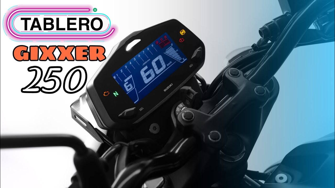 FUNCIONES DEL TACOMETRO SUZUKI GIXXER 250 | NAKED | Colombia