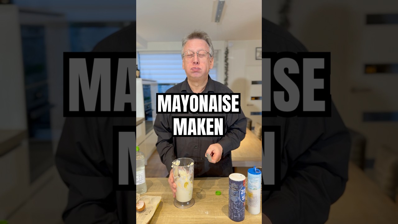 Hoe maak je mayonaise? Zo makkelijk! #mayonaise #recept #makkelijk #koken #food #kokenmetjop #simpel