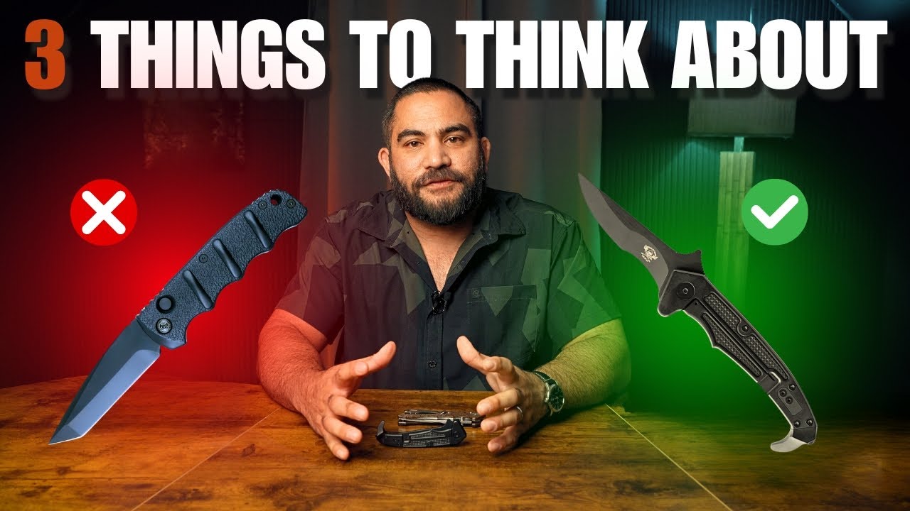 Choosing an EDC Self-Defense Knife: The 3 Key Criteria
