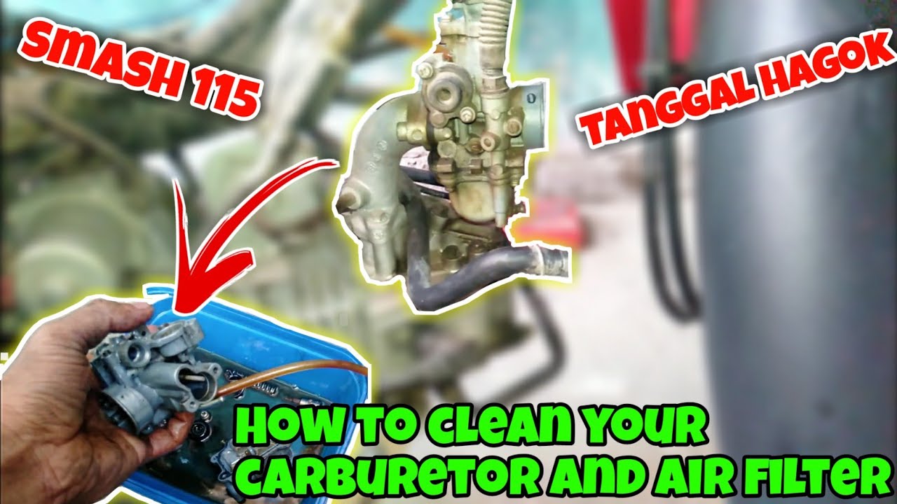 PAANO LINISIN ANG KARBURADOR AT AIRFILTER NG SMASH 115 | DIY SA BAHAY