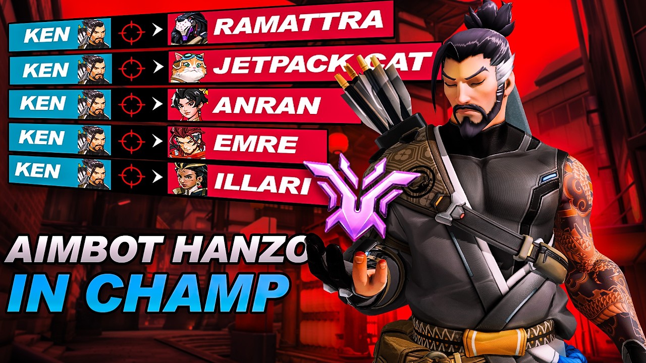 Perfect Aim in Champion lobbies with Hanzo (Overwatch)