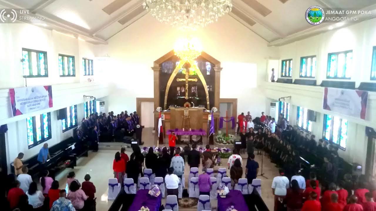 IBADAH MINGGU SENGSARA || PEMBUIKAAN SIDANG KE-44 JEMAAT GPM POKA