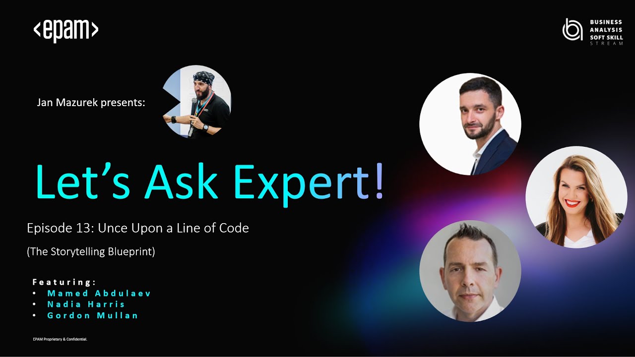 Let's Ask Expert! Episode 13: Once Upon a Line of Code