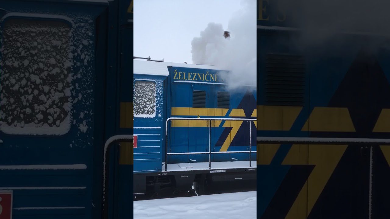 EXTREME COLD START, the locomotive spits flames!