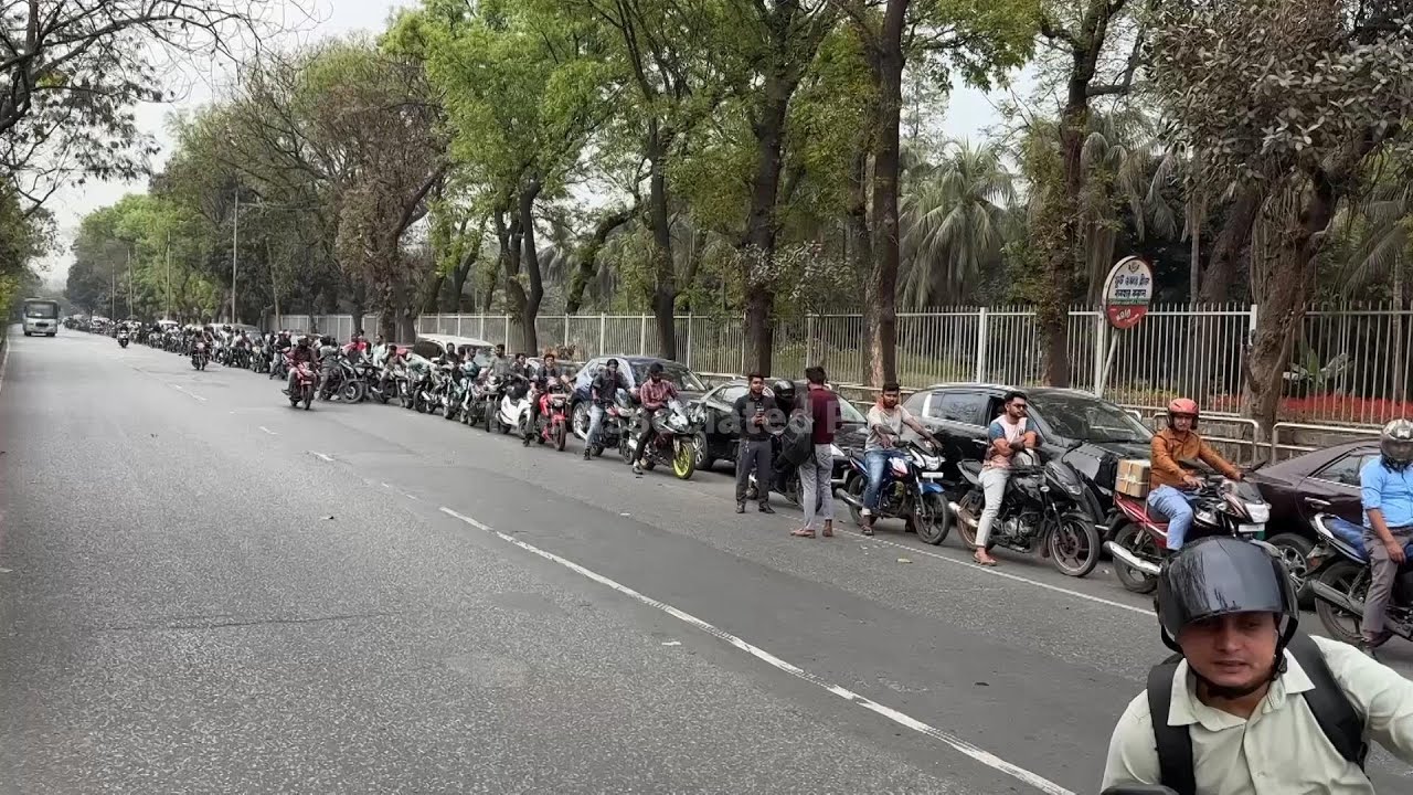 Motorists queue for petrol in Bangladesh, amid fears Iran war could spark serious fuel shortage